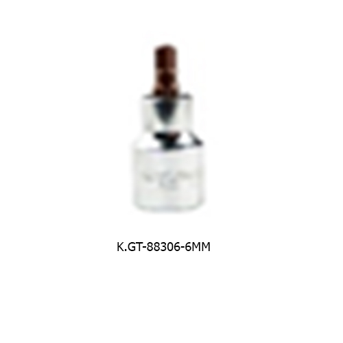 Khẩu 1/2 inch đầu lục giỏc; vật liệu bằng thép CRV; Kích cỡ: 6mm