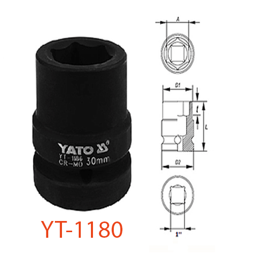 Khẩu cho súng L=59 1''x24mm YATO YT-1180