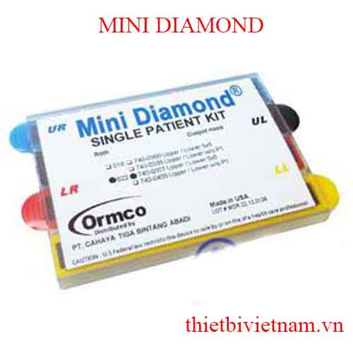MẮC CÀI KIM LOẠI ORMCO (MINI DIAMOND)
