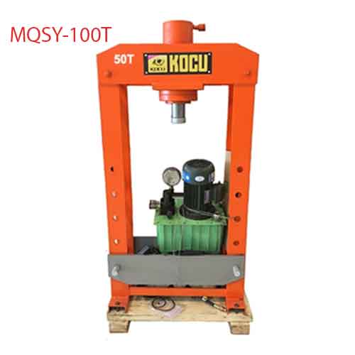  MÁY ÉP THỦY LỰC-DÙNG ĐIỆN CÓ ĐỒNG HỒ 50 TẤN DMY-100T