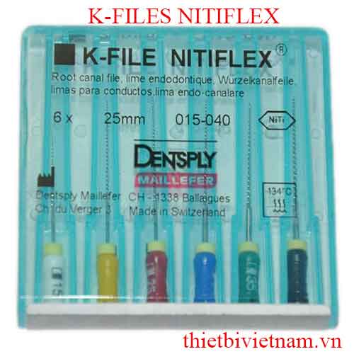 MŨI NONG TỦY K-FILES NITIFLEX (TRÂM NITI ĐÀN HỒI)