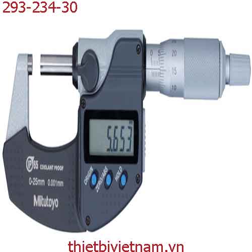 Panme đo ngoài điện tử chống nước 293-234-30