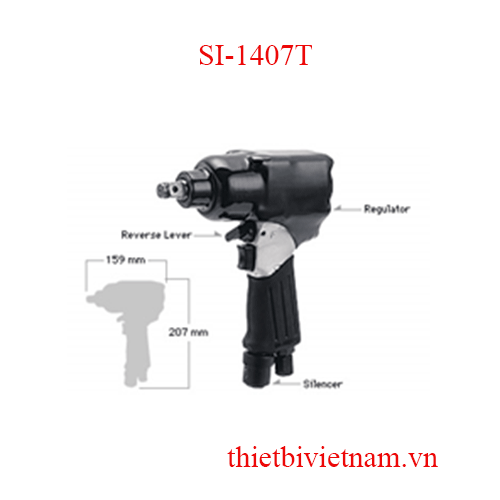 Súng vặn bu long  ½” dùng khí nén – Hai búa Shinano SI-1407T