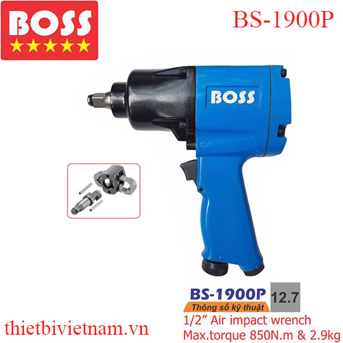 Súng vặn bulong 1/2 inch BOSS BS-1900P