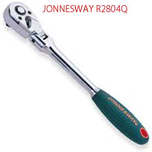 Tay lắc nhanh đầu khẩu 1/2inch/mạ thép Crôm bóng JONNESWAY R2804Q