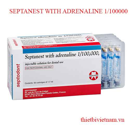 TÊ TIÊM SEPTANEST WITH ADRENALINE 1/100000