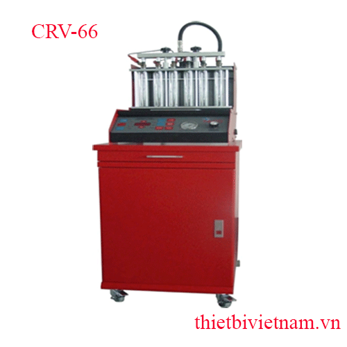Thiết bị kiểm tra béc phun xăng điện tử , Kết hợp thiết bị làm sạch bằng sóng siêu âm tích hợp bên trong máy Auto-Tech CRV-66
