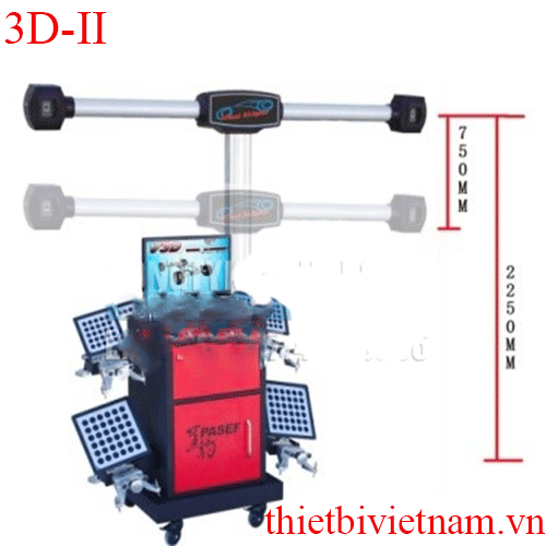 Thiết bị kiểm tra góc đặt đo độ chụm bánh xe màn hình hiển thị LCD 3D-II