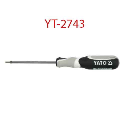 Tô vít đầu hoa mai nam châm cán gõ đinh YATO YT-2743