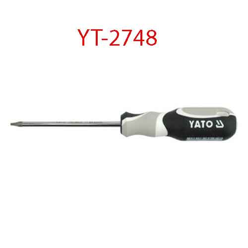 Tô vít đầu hoa mai nam châm cán gõ đinh YATO YT-2748