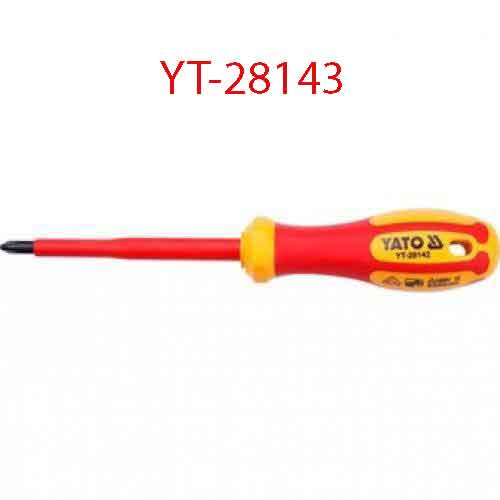 Tuốc nơ vít đầu (+) cách điện YATO YT-28143