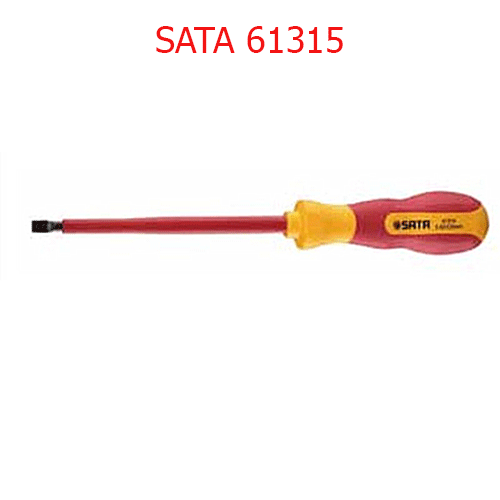 Tuốc nơ vít dẹp cách điện G series 6.5 x 150mm SATA 61315